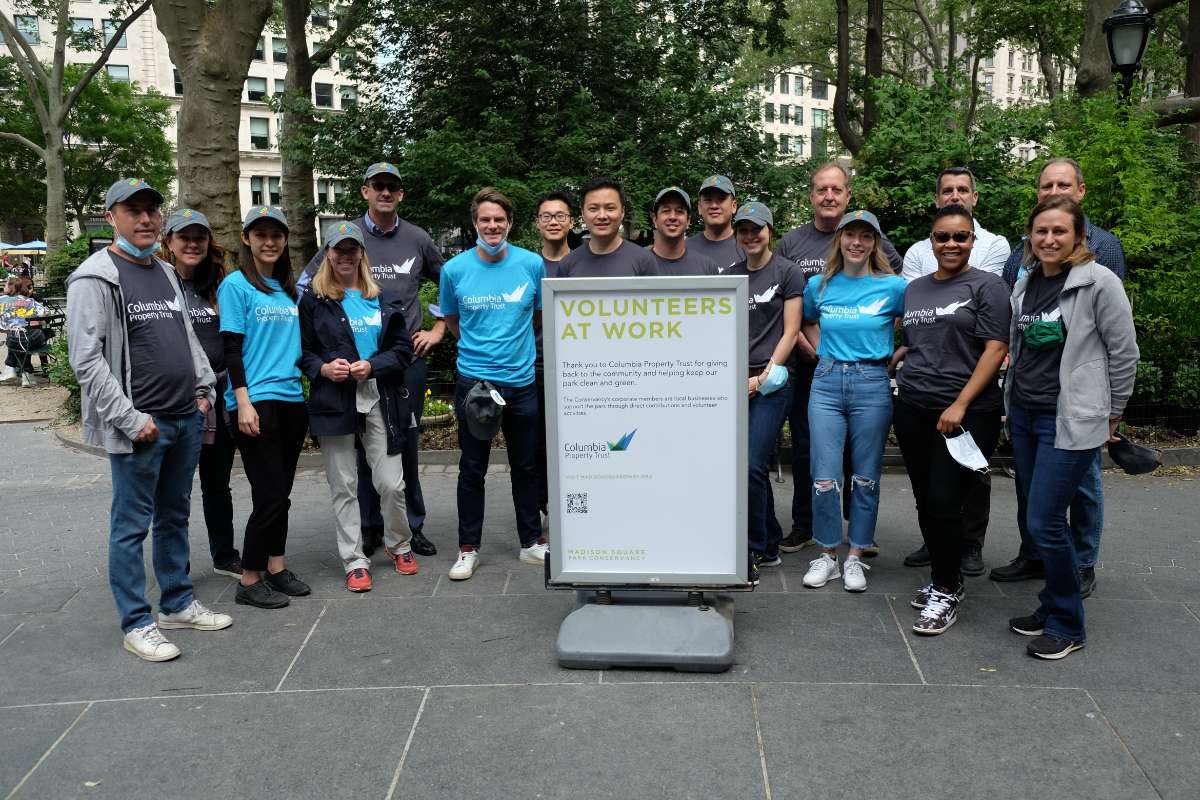 Corporate Volunteering at Madison Square Park